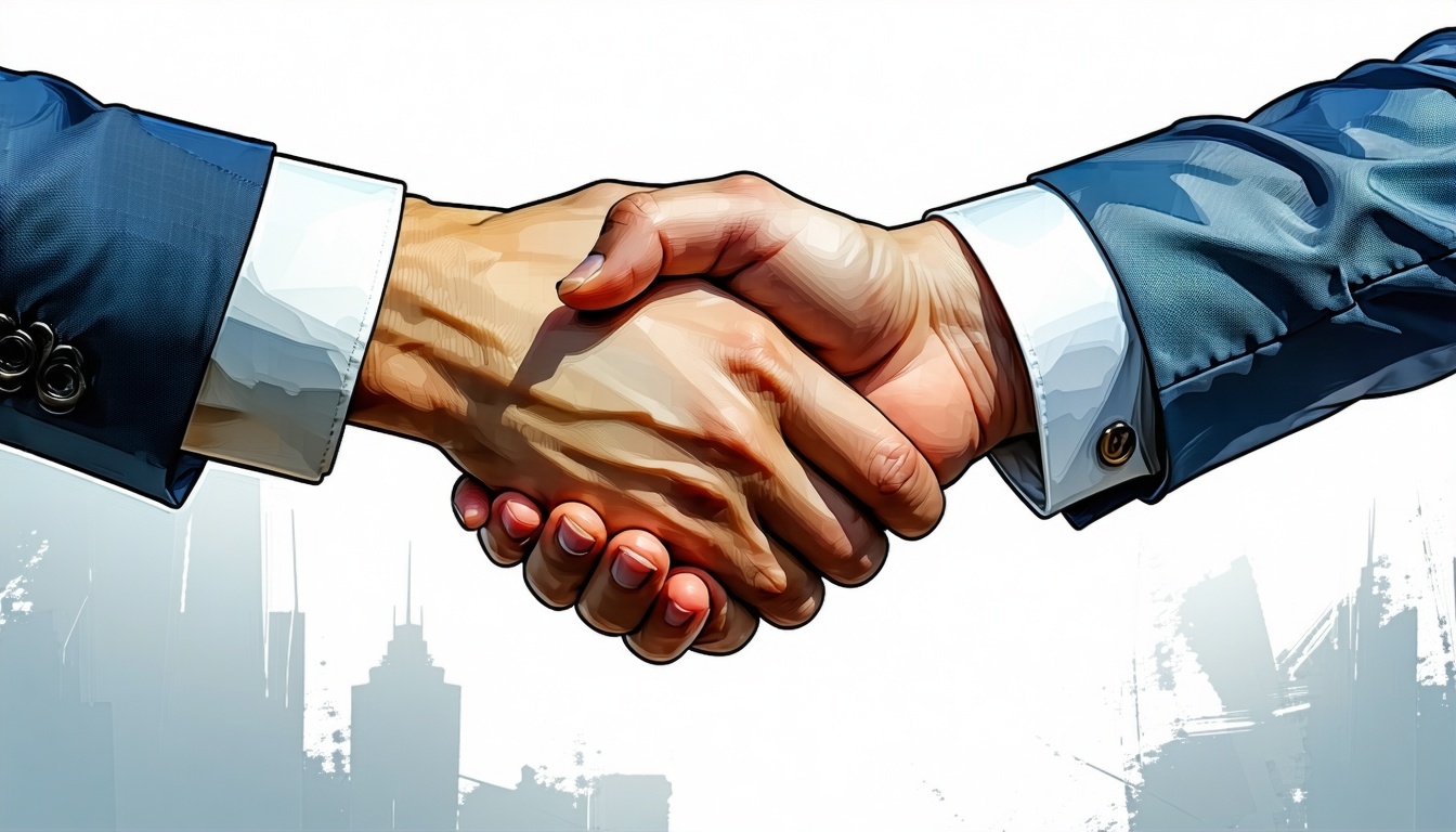 Socio de BIMI dándose la mano-3